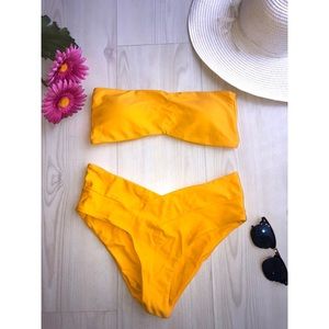 Yellow bikini